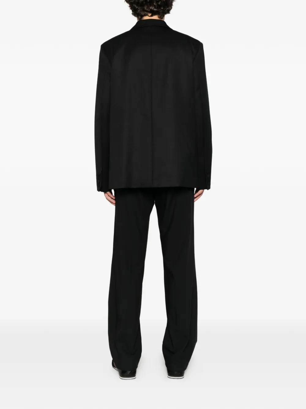 JW Anderson fitted tuxedo blazer Zwart
