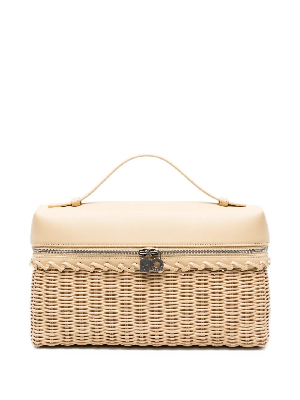Loro Piana Extra Pocket L27 wicker bag - Toni neutri