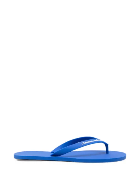 Christian Louboutin Summer logo-print flip-flops