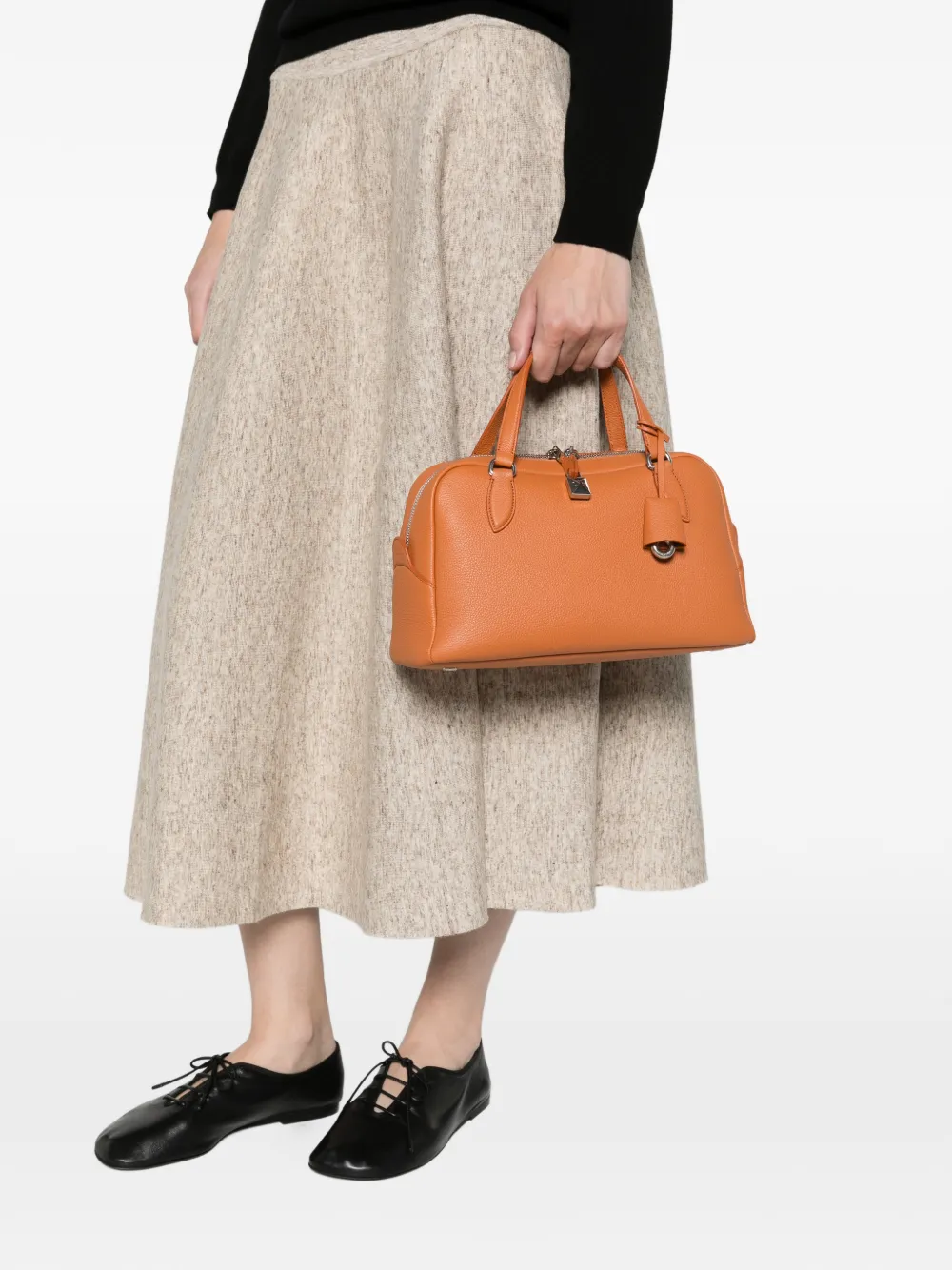 Loro Piana small Needle bag Oranje