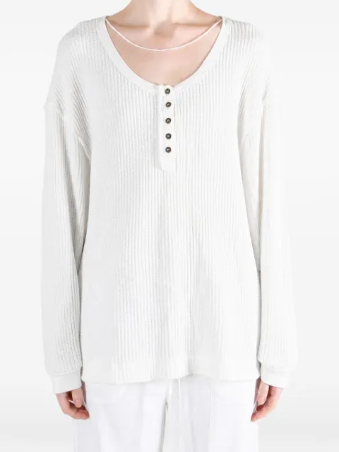 Free People We The Free Montreal Pullover mit Waffelstrick