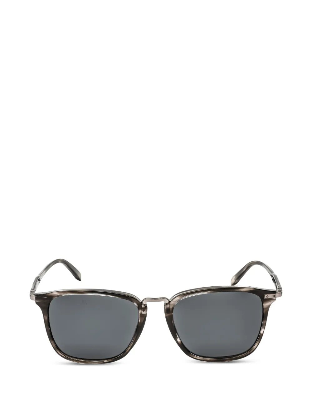 Ferragamo rectangle-frame sunglasses - Grigio