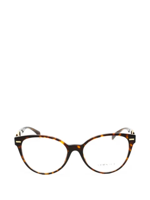 Versace tortoiseshell-effect cat-eye glasses