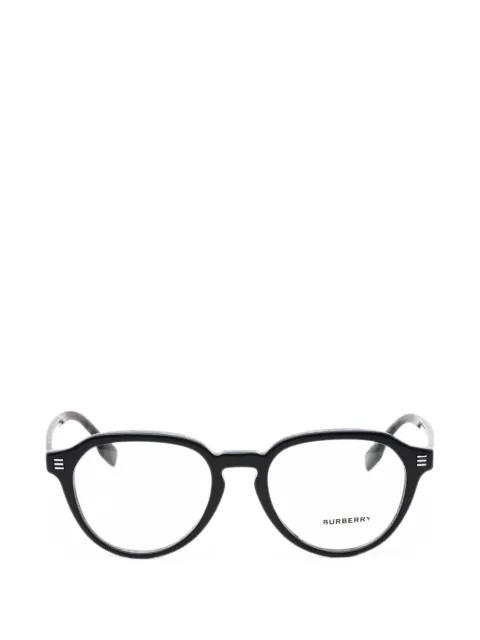 Burberry Eyewear check-pattern round-frame glasses