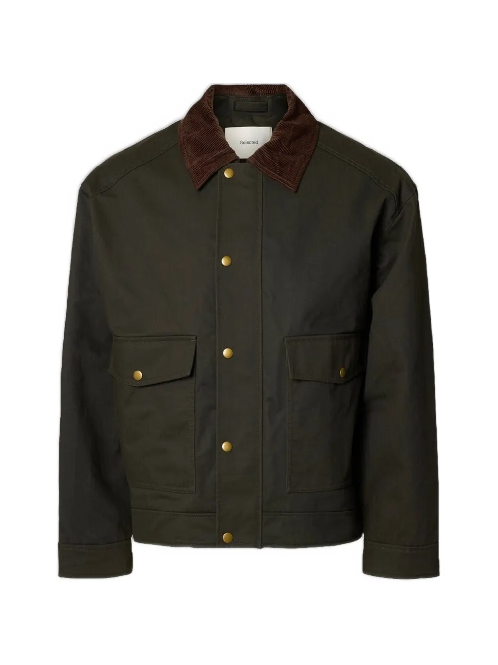 SELECTED Montana waxed cotton jacket