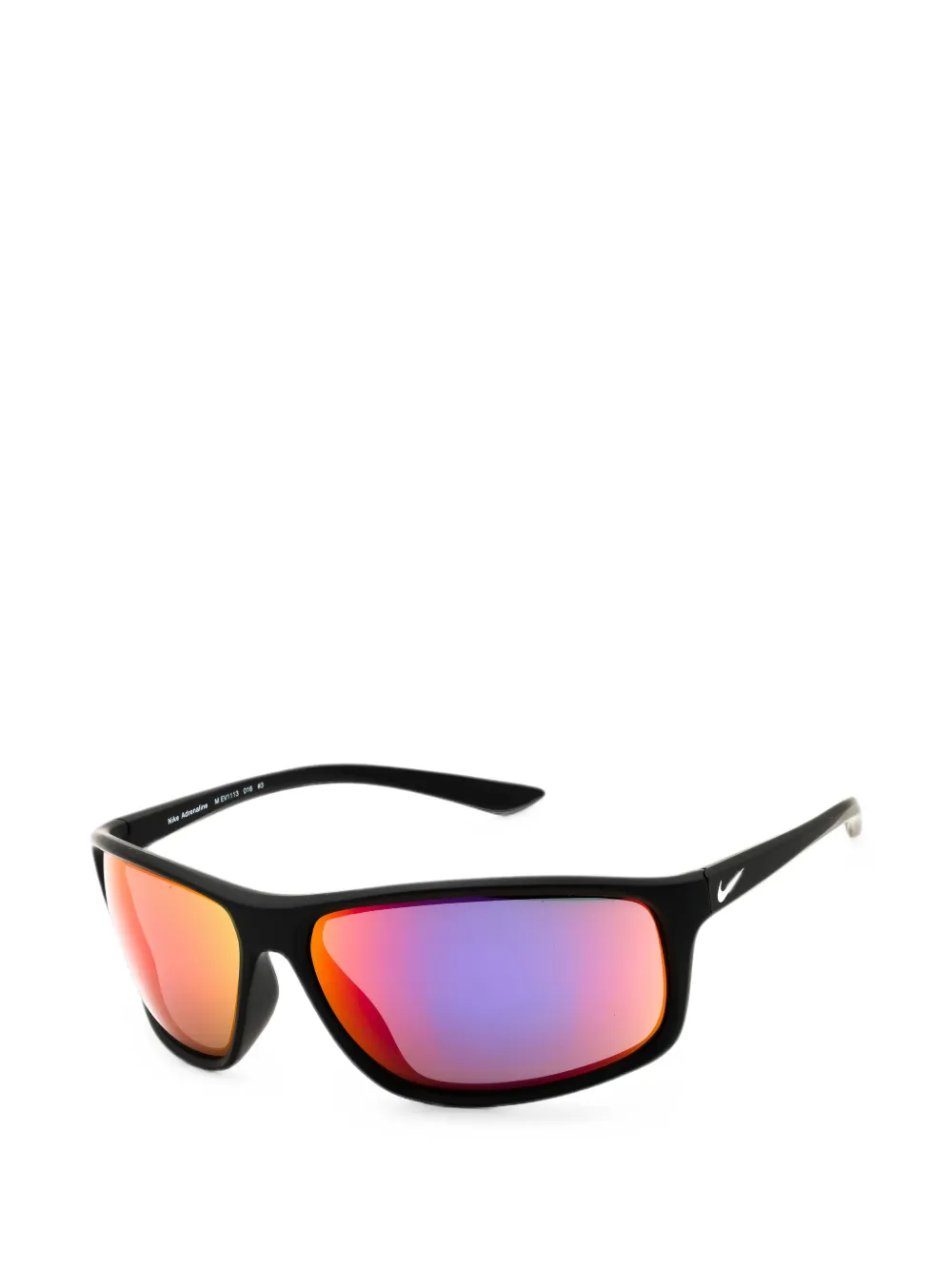 Nike Adrenaline rectangle-frame sunglasses Zwart