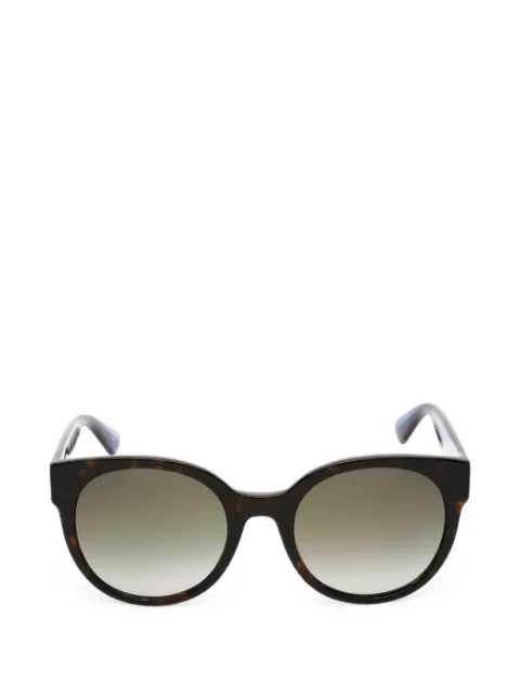 Gucci Eyewear round-frame tortoiseshell-effect sunglasses