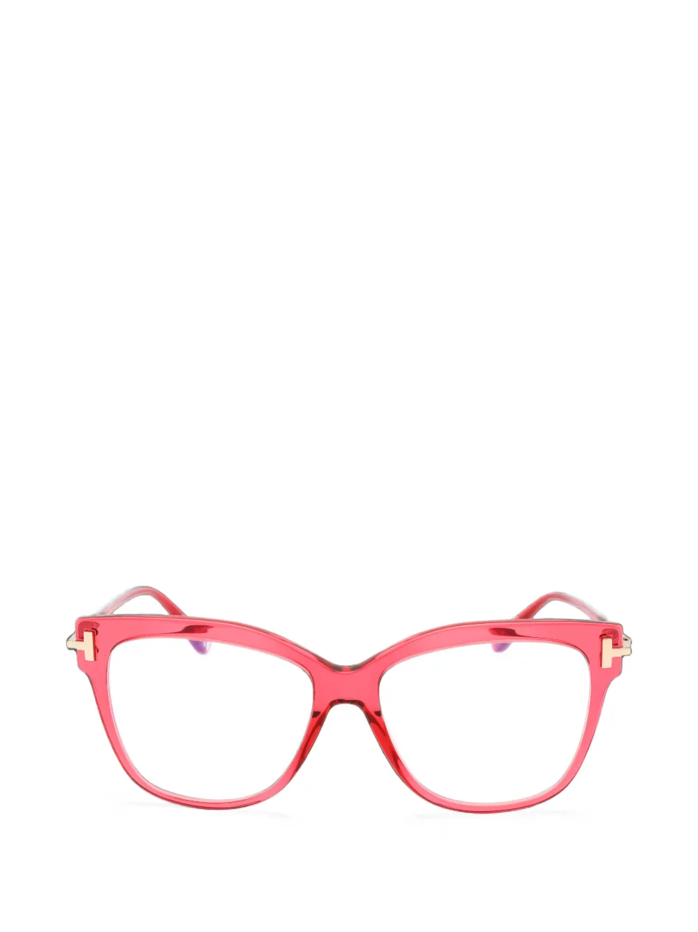 TOM FORD Eyewear cat-eye glasses - Rosso