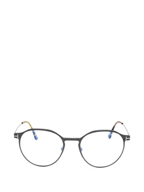 TOM FORD T-motif round-frame glasses