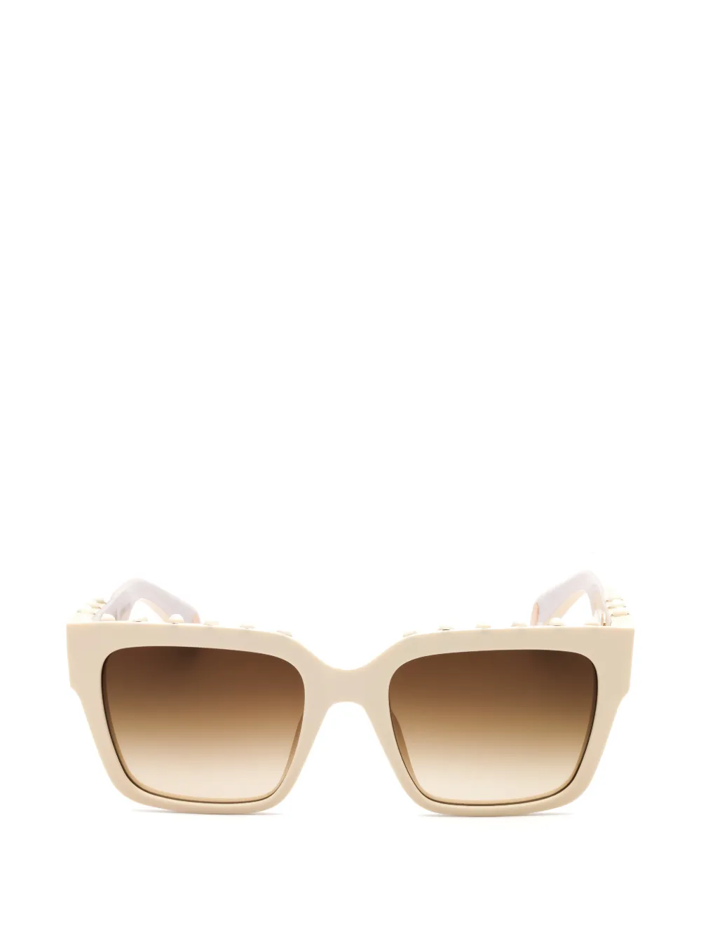 Roberto Cavalli stud-embellished rectangle-frame sunglasses