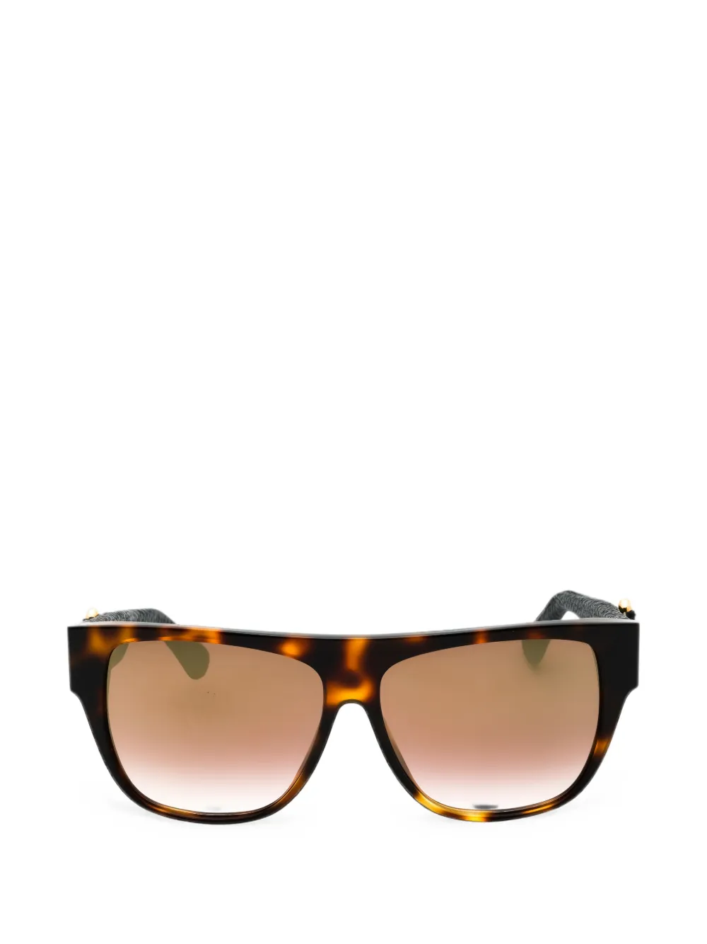 Roberto Cavalli tortoiseshell-effect geometric-frame sunglasses