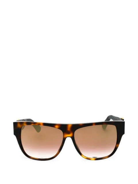 Roberto Cavalli tortoiseshell-effect geometric-frame sunglasses