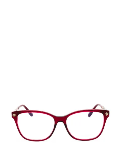 Chopard rectangle-frame glasses