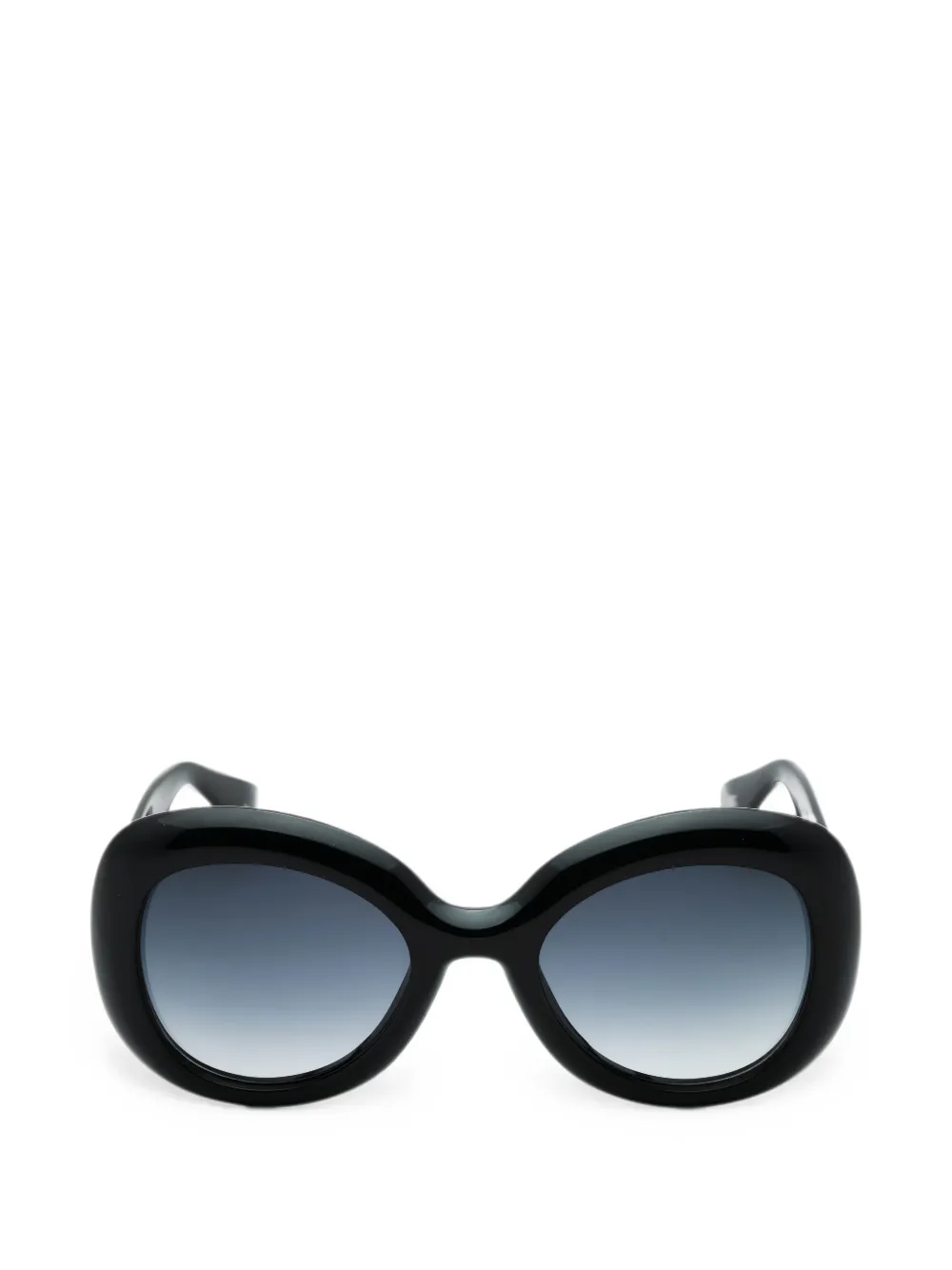 Moschino Eyewear oversized geometric-frame sunglasses - Nero