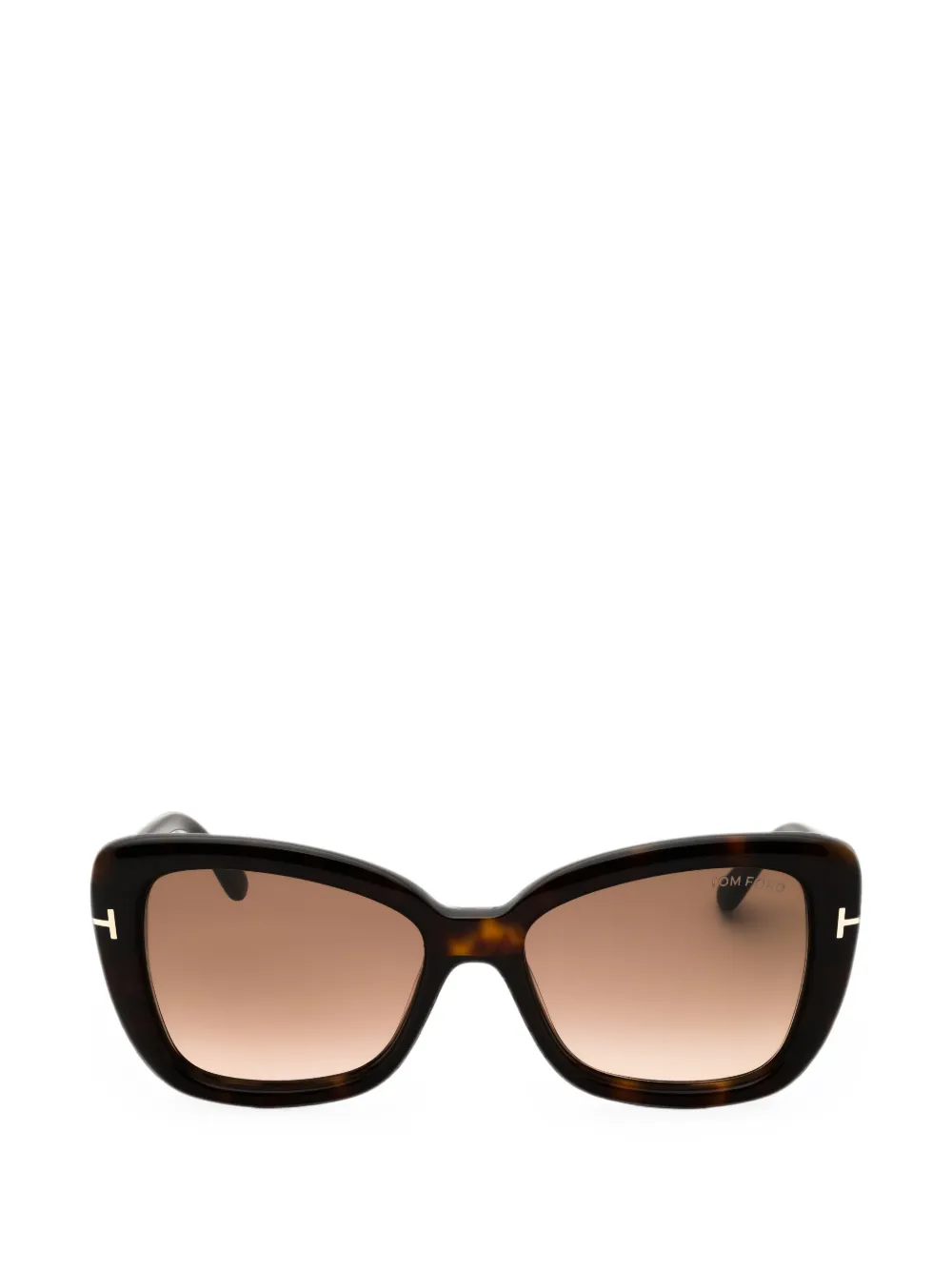 TOM FORD Eyewear logo-detail cat-eye sunglasses · 55