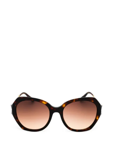 Chopard Eyewear oversized geometric-frame sunglasses