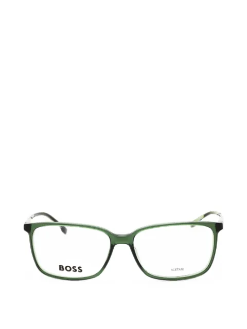BOSS rectangle-frame glasses