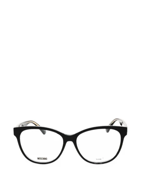 Moschino Eyewear logo-lettering cat-eye glasses
