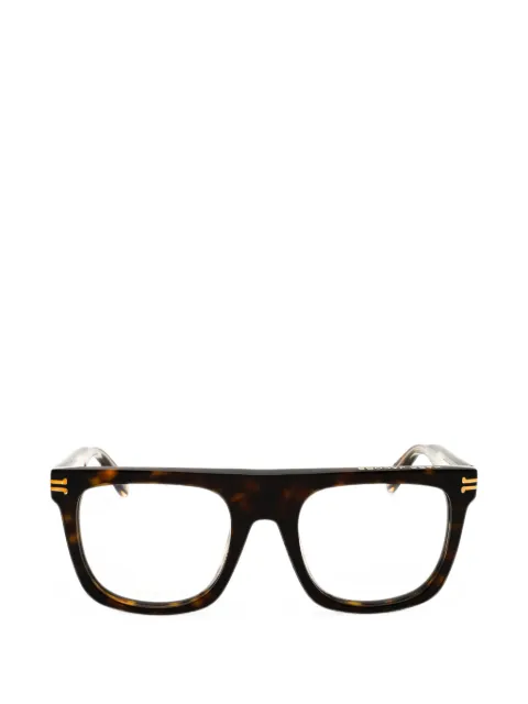 Marc Jacobs Eyewear tortoiseshell-effect rectangle-frame glasses