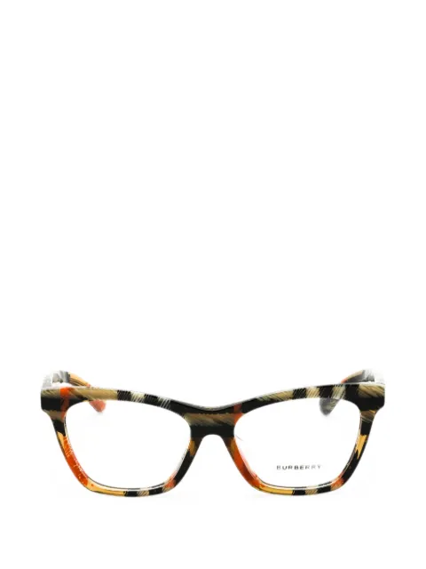 Burberry Eyewear check-pattern cat-eye glasses