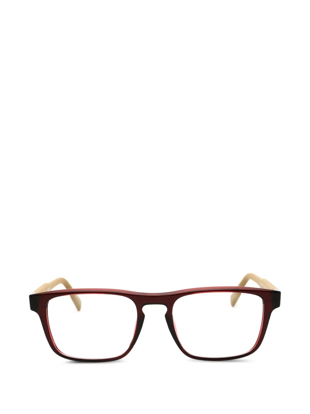 Lacoste rectangle-frame glasses | Red | Image 1