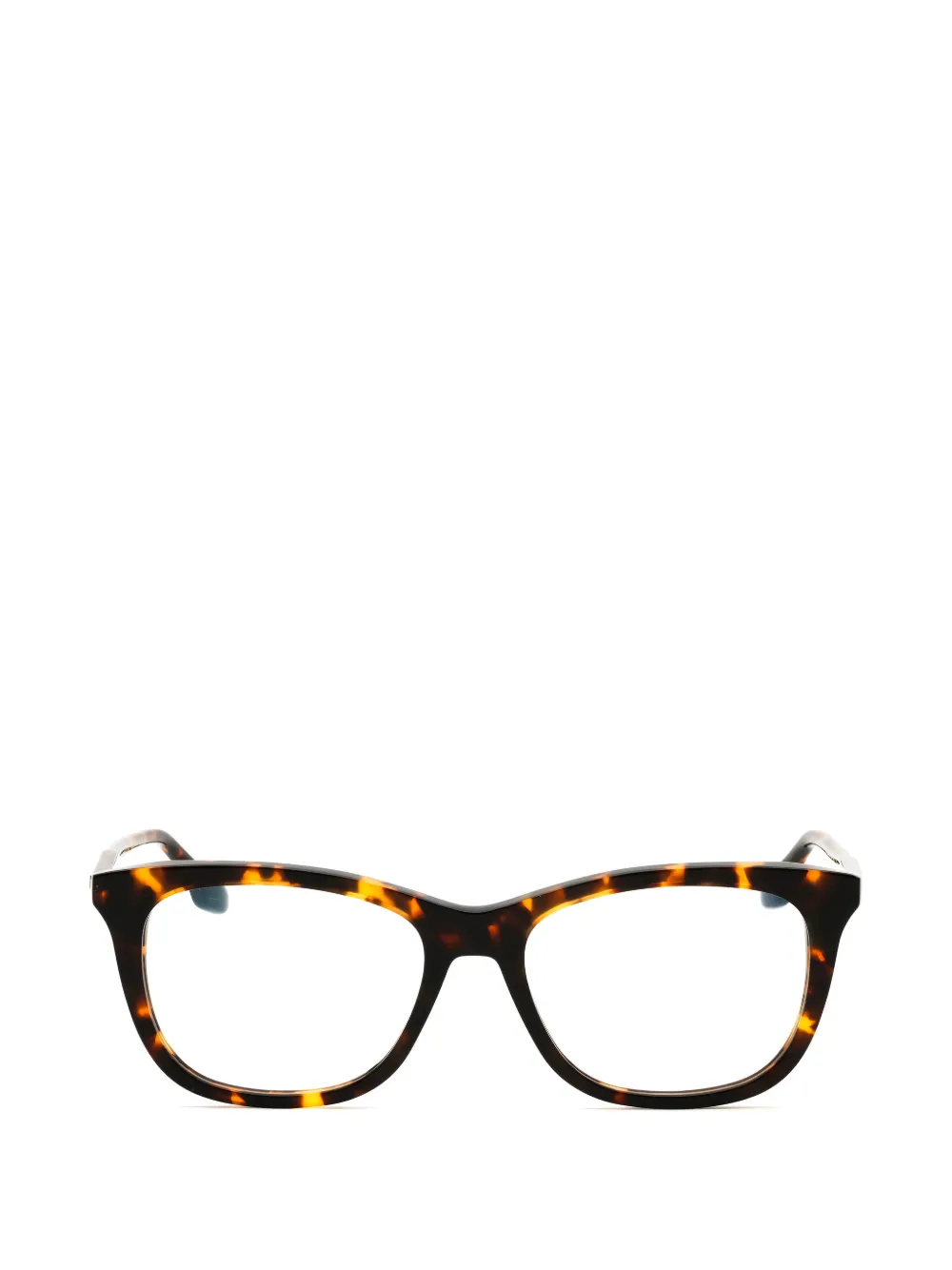 Victoria Beckham Eyewear tortoiseshell-pattern rectangle-frame glasses