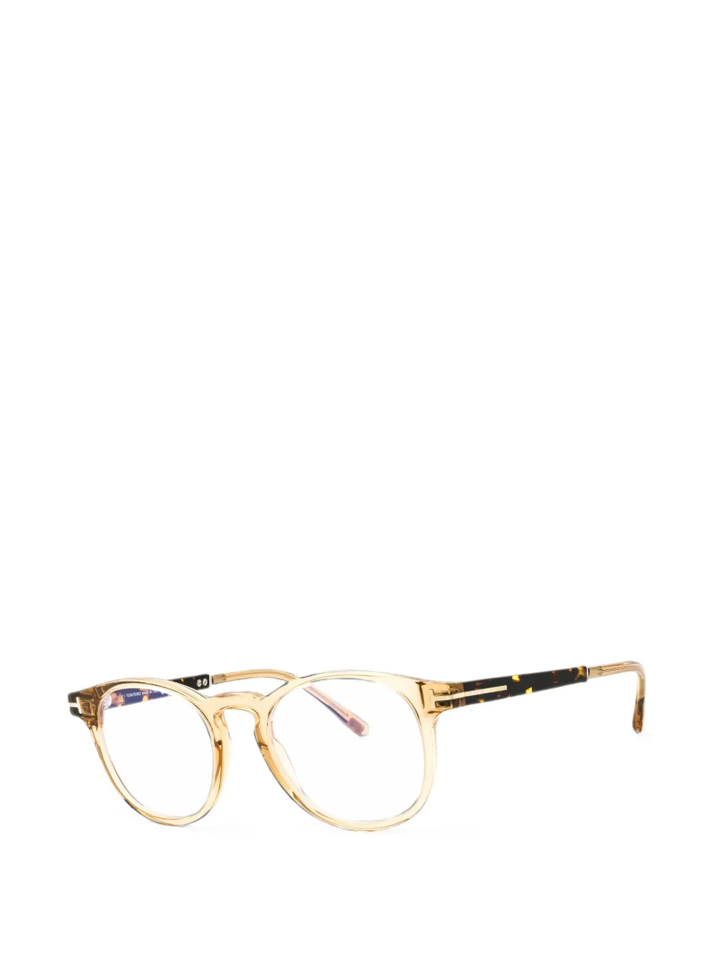 TOM FORD round-frame glasses Beige