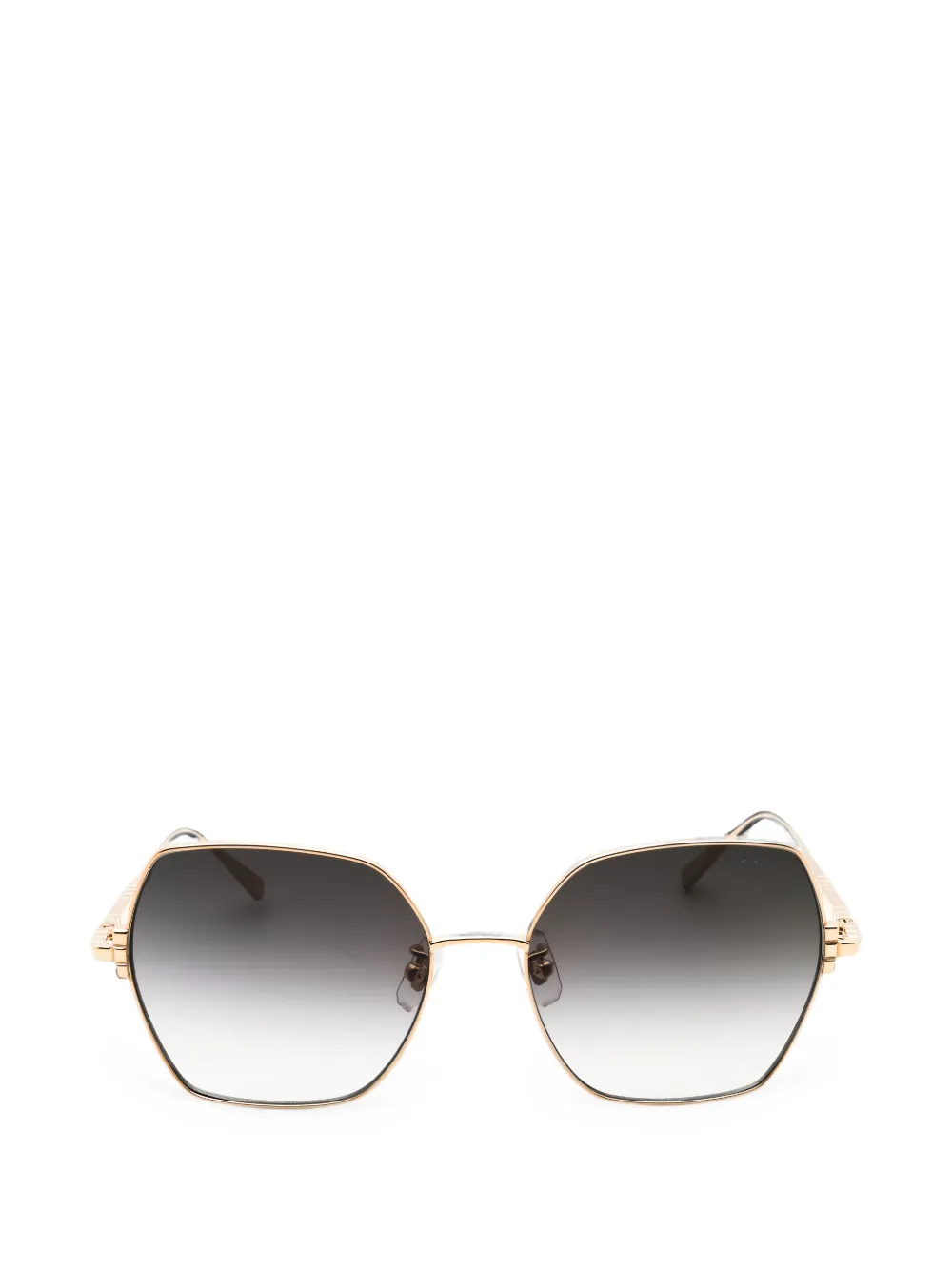 Chopard geometric-frame sunglasses - Oro