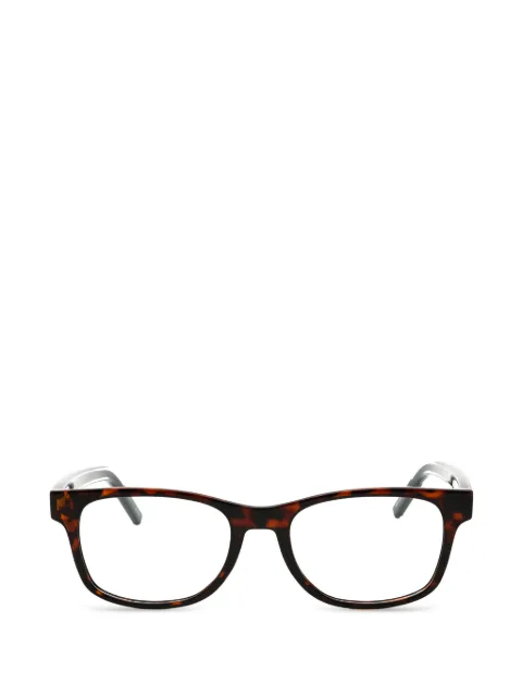 Tommy Jeans tortoiseshell-effect rectangle-frame glasses