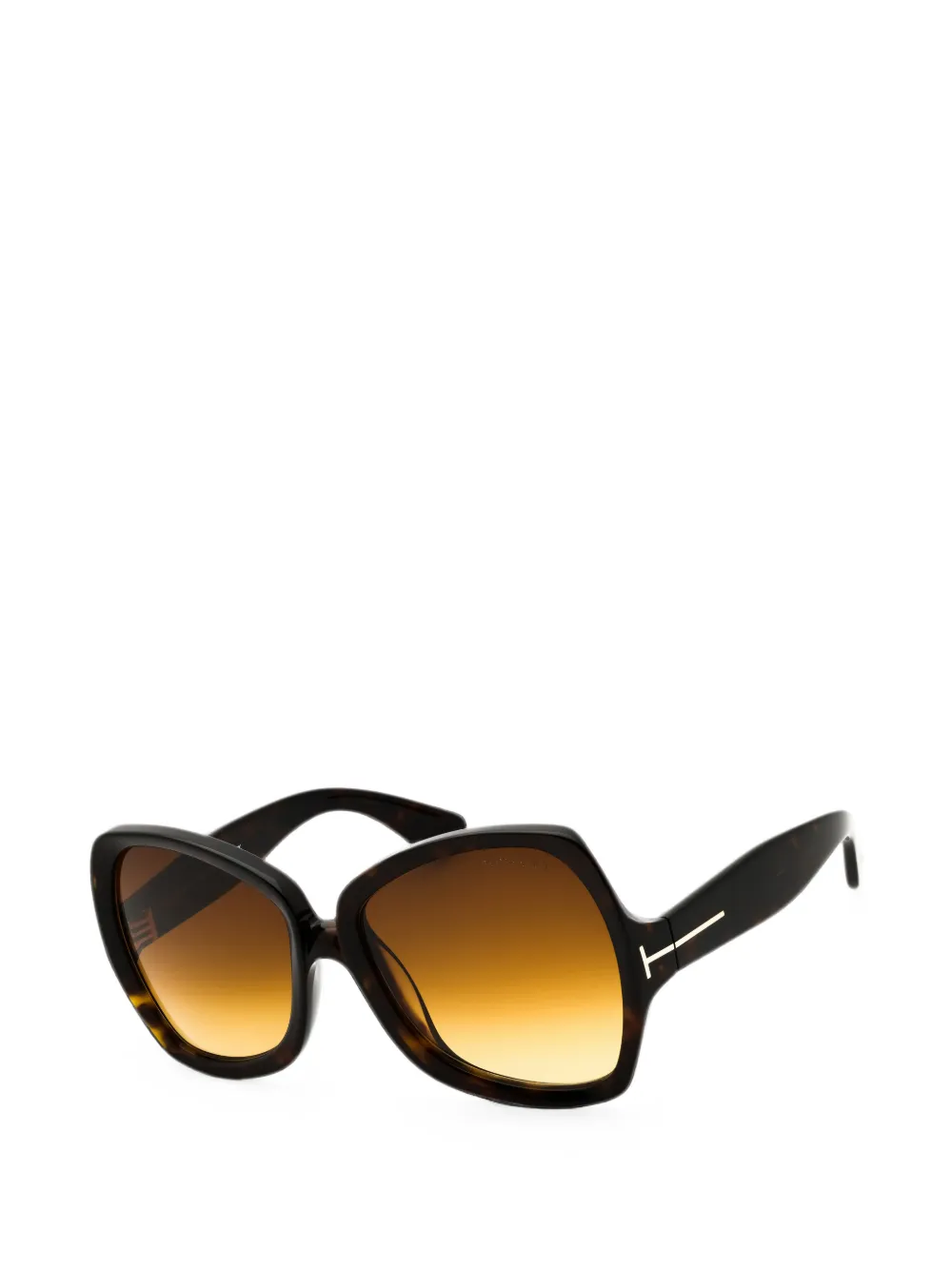 TOM FORD Eyewear oversized geometric-frame sunglasses Bruin
