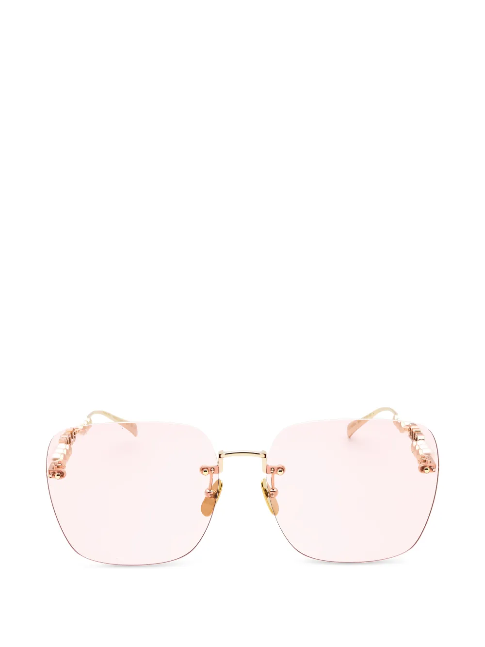 Gucci Eyewear square-frame rimless sunglasses · 63