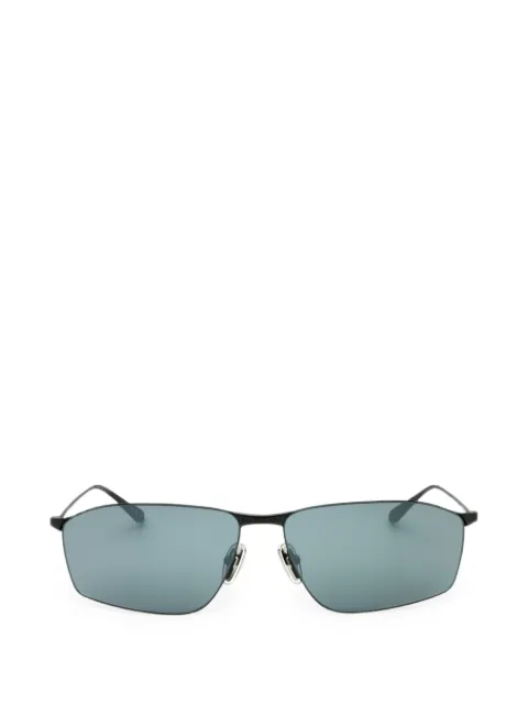 Balenciaga rectangle-frame metal sunglasses