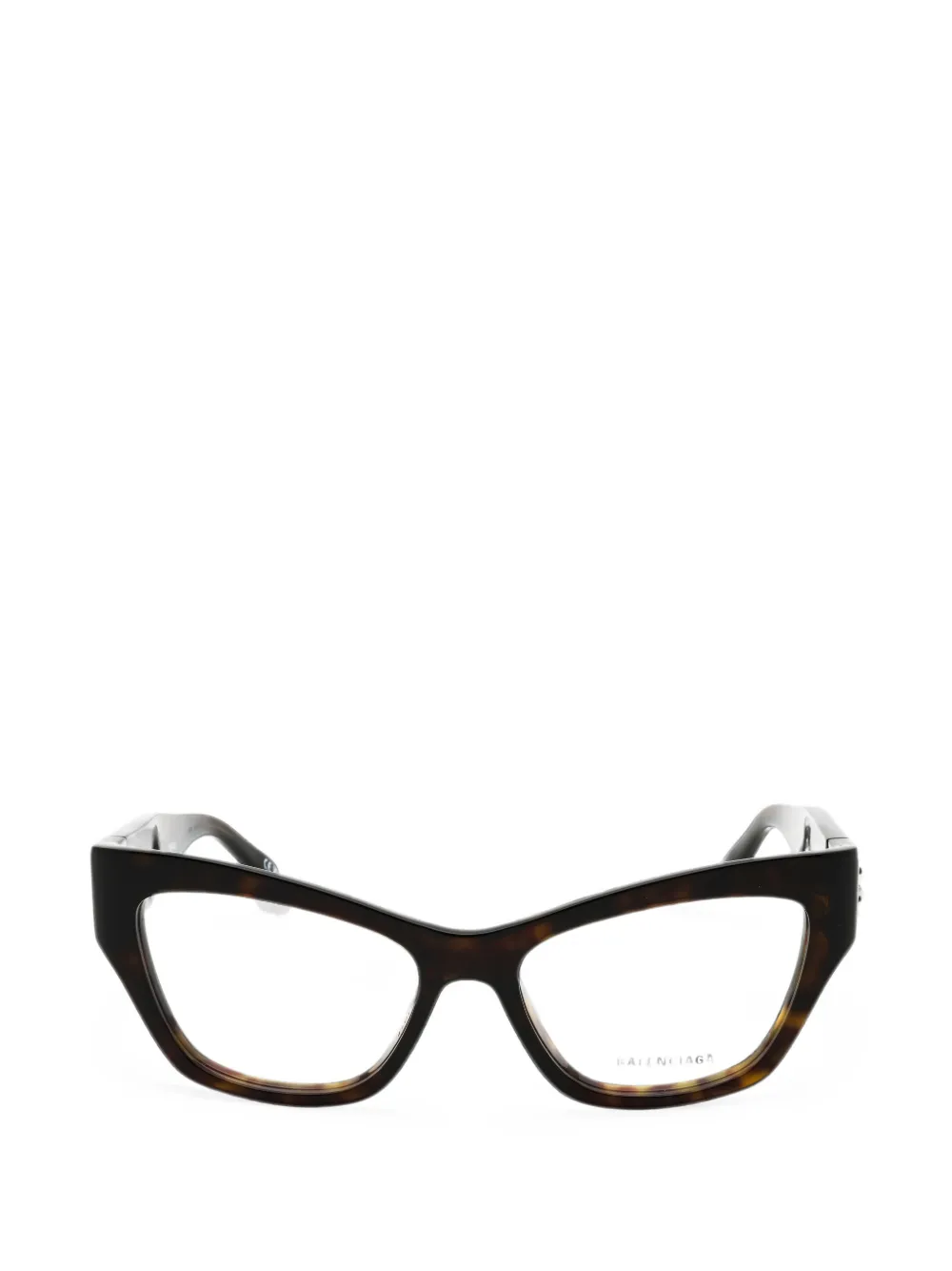 Balenciaga BB cat-eye glasses - Marrone