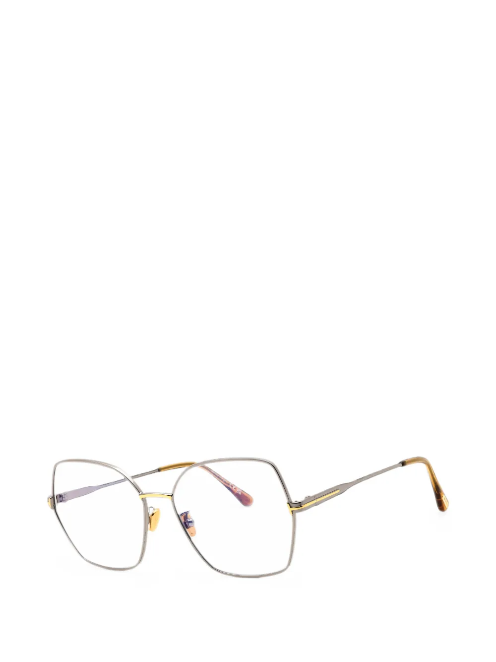 TOM FORD Eyewear geometric-frame glasses Zilver