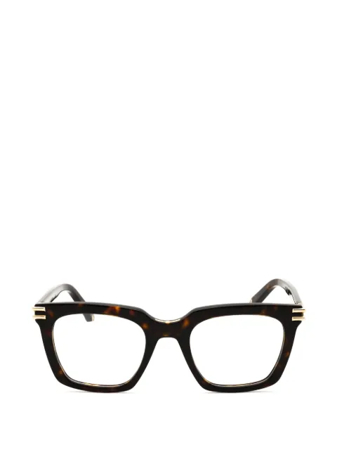 Philipp Plein Eyewear tortoiseshell-effect square-frame glasses