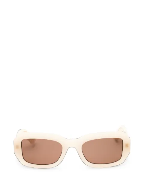 Calvin Klein Modified rectangle-frame sunglasses