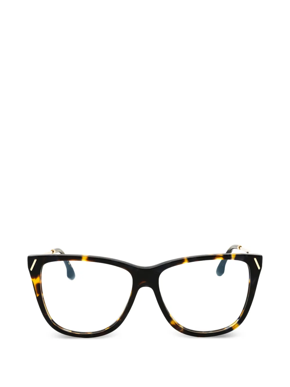 Victoria Beckham Eyewear tortoiseshell-effect rectangle-frame glasses