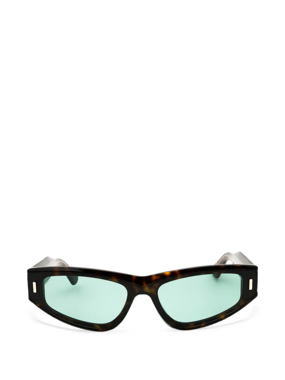 Calvin Klein tortoiseshell-effect cat-eye frame sunglasses - Marrone