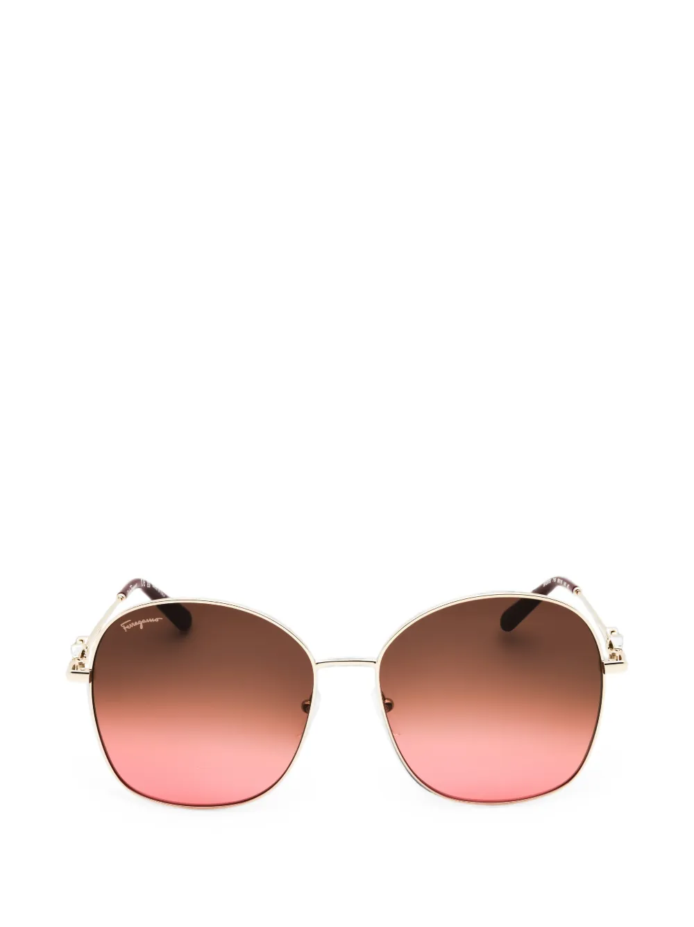 Ferragamo Eyewear round-frame sunglasses