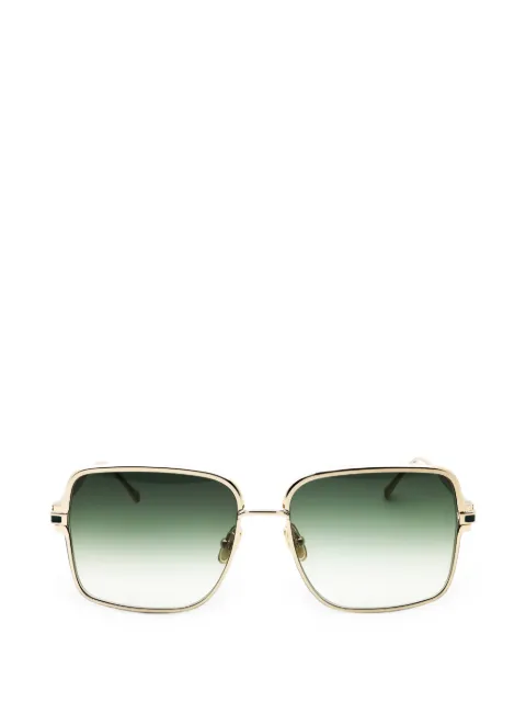 Ferragamo lentes de sol con armazón cuadrada