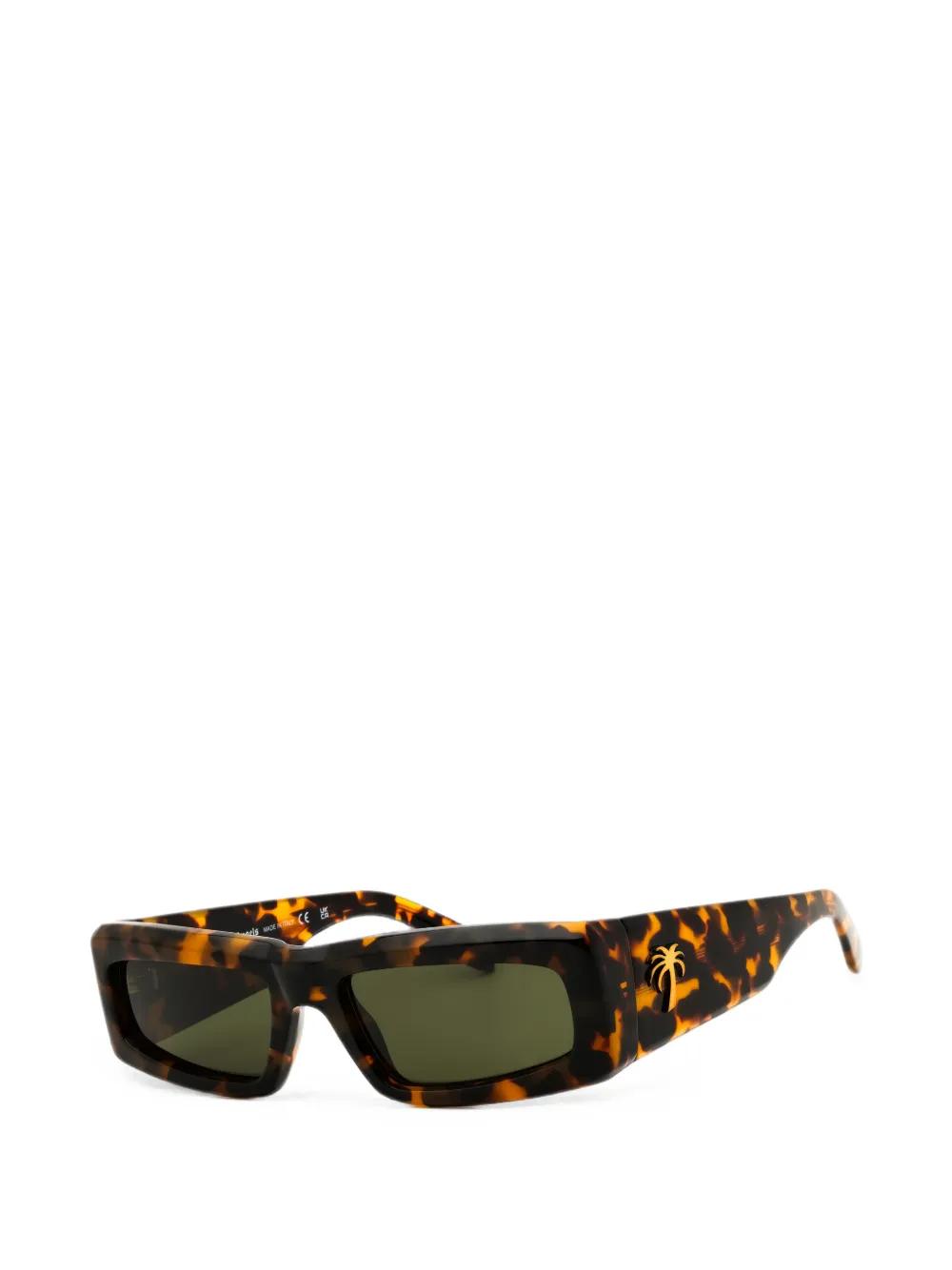 Palm Angels Yreka rectangle-frame sunglasses Bruin