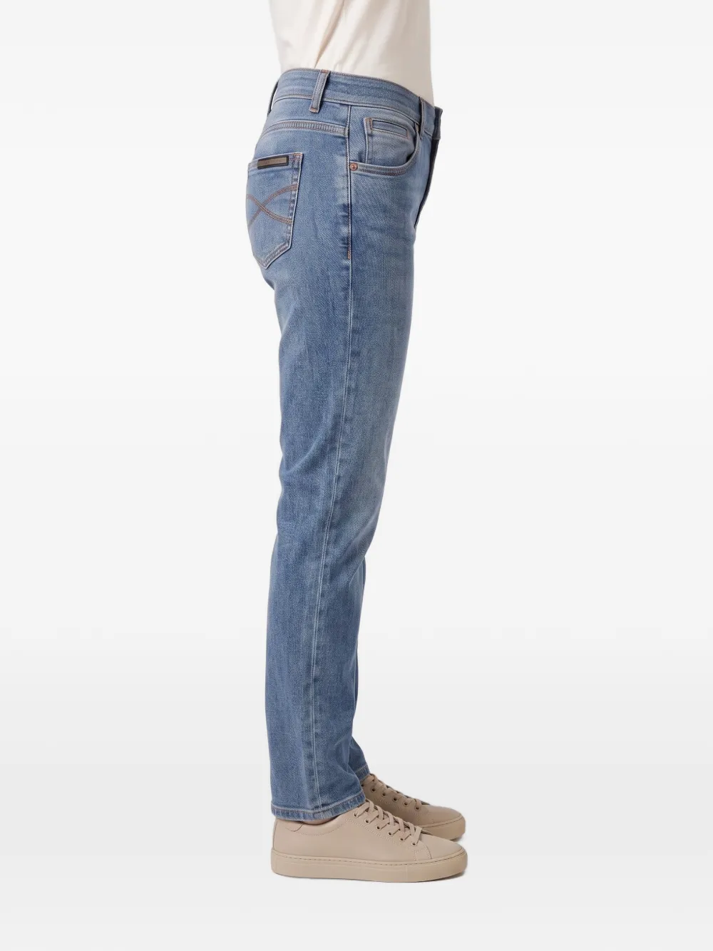 Brunello Cucinelli straight-leg jeans Blauw
