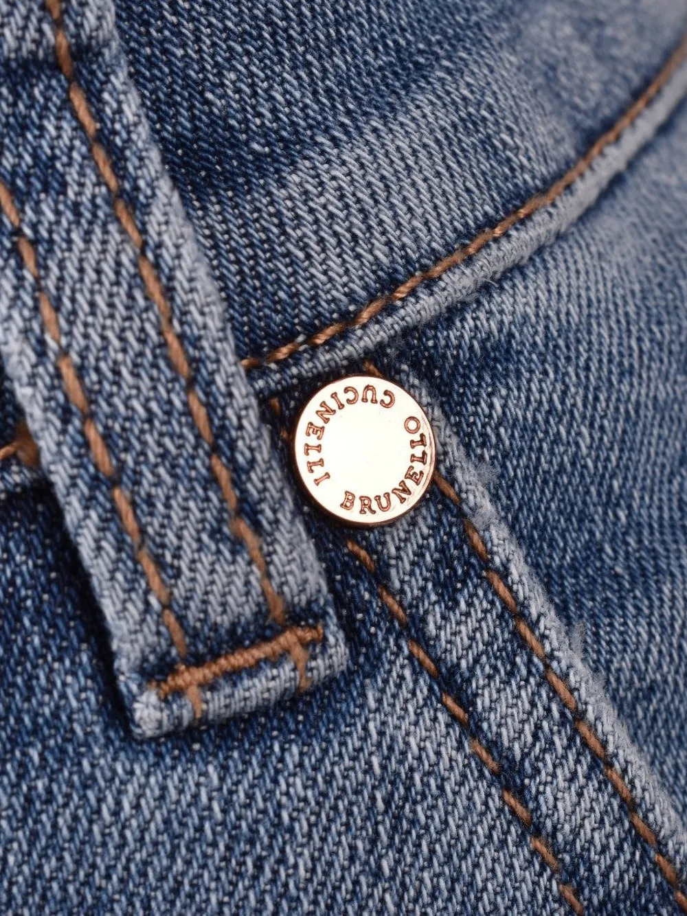 Brunello Cucinelli straight-leg jeans Blauw