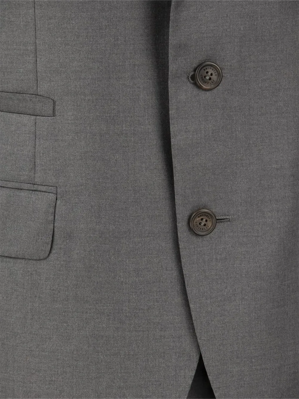 Brunello Cucinelli Wollen colbert Grijs