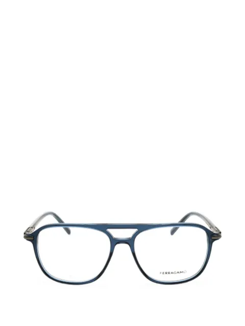Ferragamo Eyewear double-bridge glasses