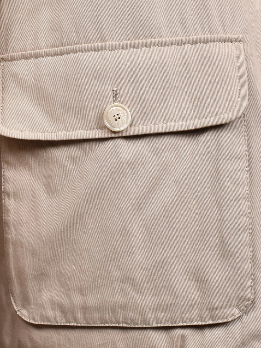 Brunello Cucinelli quilted shearling-lined parka jacket Beige