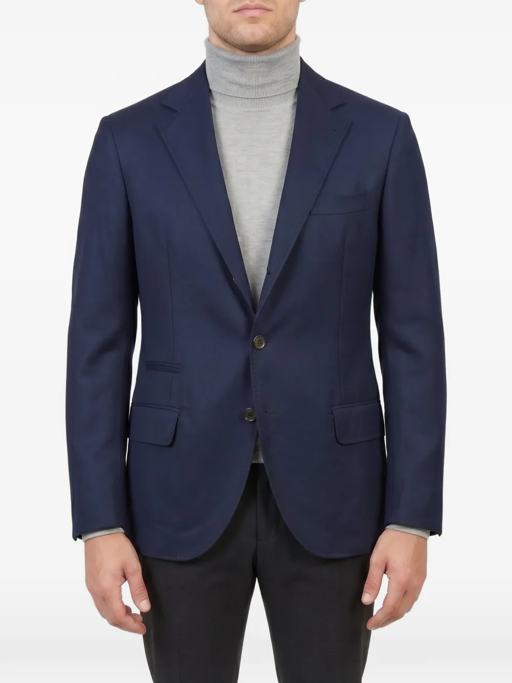 Brunello Cucinelli tailored wool blazer - Blu