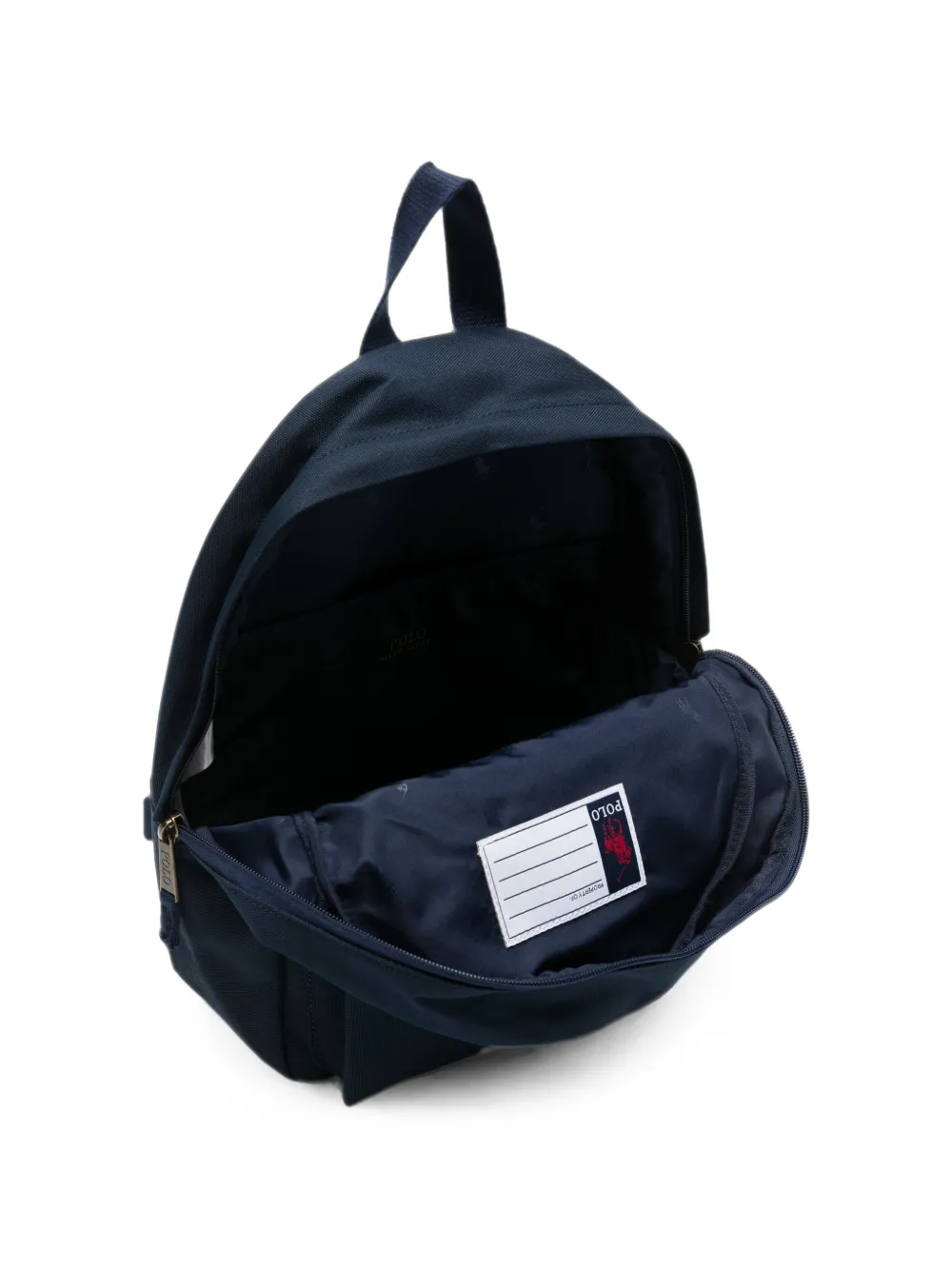 POLO RALPH LAUREN KIDS Polo Bear zip-up backpack Blauw