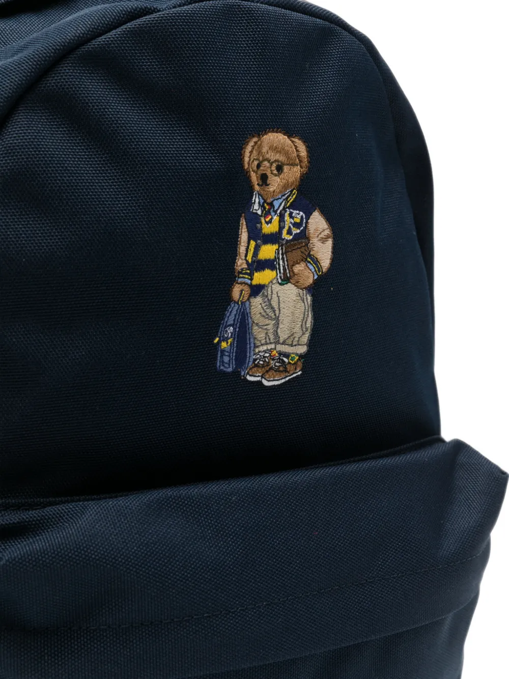 POLO RALPH LAUREN KIDS Polo Bear zip-up backpack Blauw