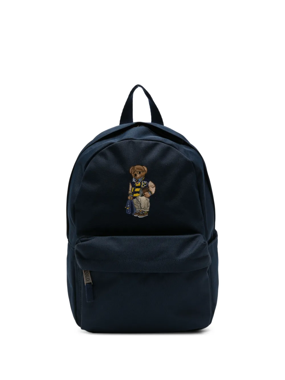 POLO RALPH LAUREN KIDS Polo Bear zip-up backpack - Blu